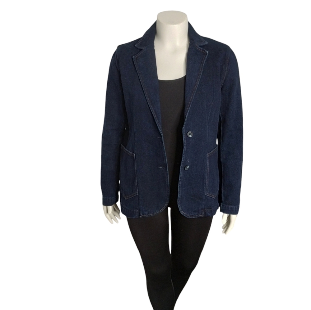 Gloria Vanderbilt x Christian Siriano Office Siren Blazer Sz 10 Lagenlook Office